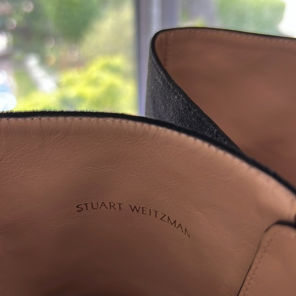 Stuart Weitzman Hettie Black Suede Boots NWT - Picture 8 of 14